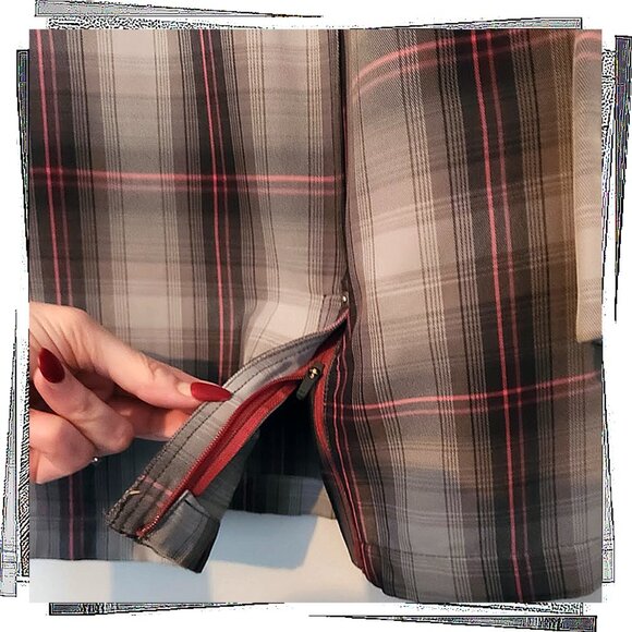 Lightweight Gray & Pink Plaid All Weather Jacket (S) by Outdoor Research - Picture 6 of 6